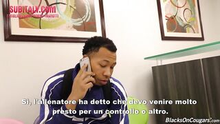 Julia Ann - Dottoressa MILF Esamina e Scopa Cazzo Nero Enorme del Paziente Sub ita