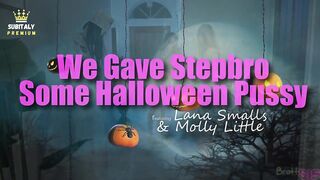 Premium Lana Smalls e Molly Little - Notte di Halloween con il Grosso Cazzo del Fratellastro Sub ita